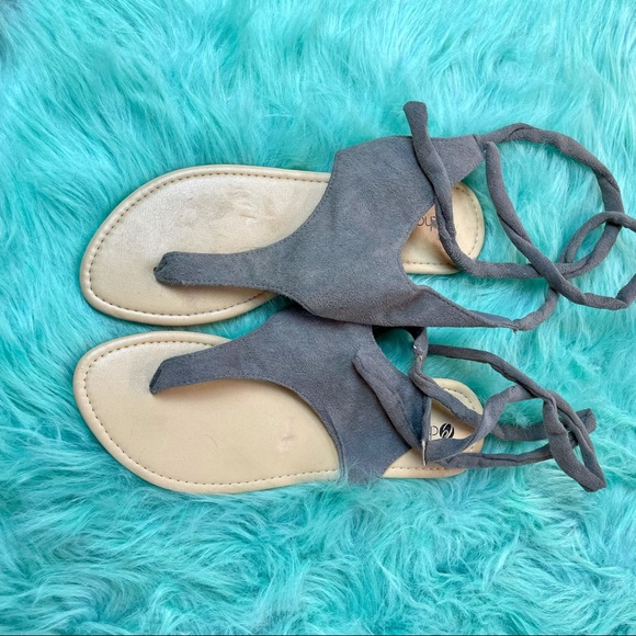 Chatties grey sandals size 10 - Picture 4 of 7